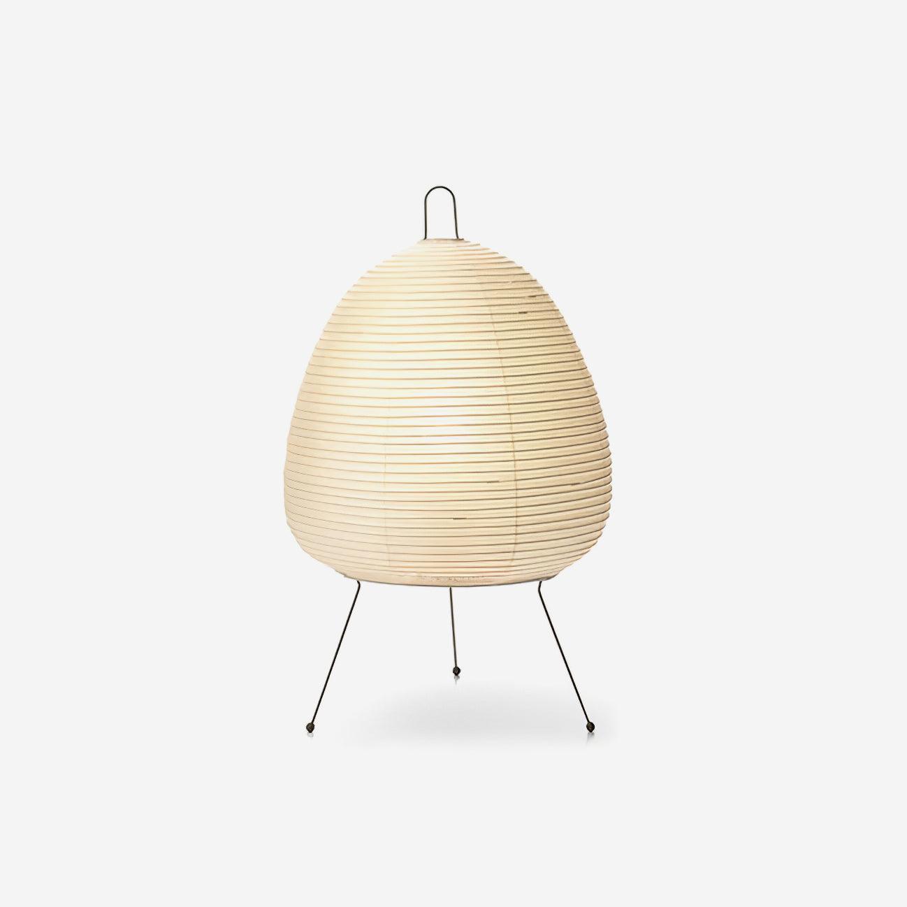 Elegante Dimmbar Tischlampe mit Gewölbtem Papierschirm – Ideal als Nachttischlampe oder Tischleuchte für Gemütliches Licht 1