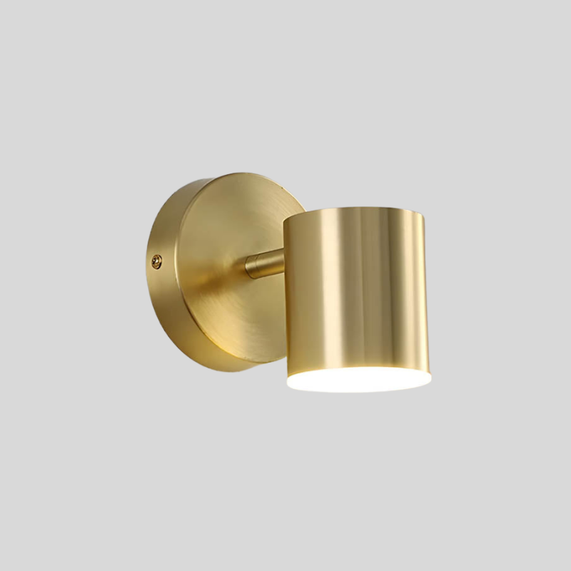 Elegante LED Wandleuchte aus Kupfer im Skandinavischen Design – 5W, Ideal für Schlafzimmer und Wohnzimmer 0