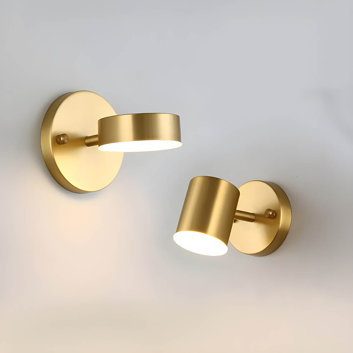 Elegante LED Wandleuchte aus Kupfer im Skandinavischen Design – 5W, Ideal für Schlafzimmer und Wohnzimmer 1