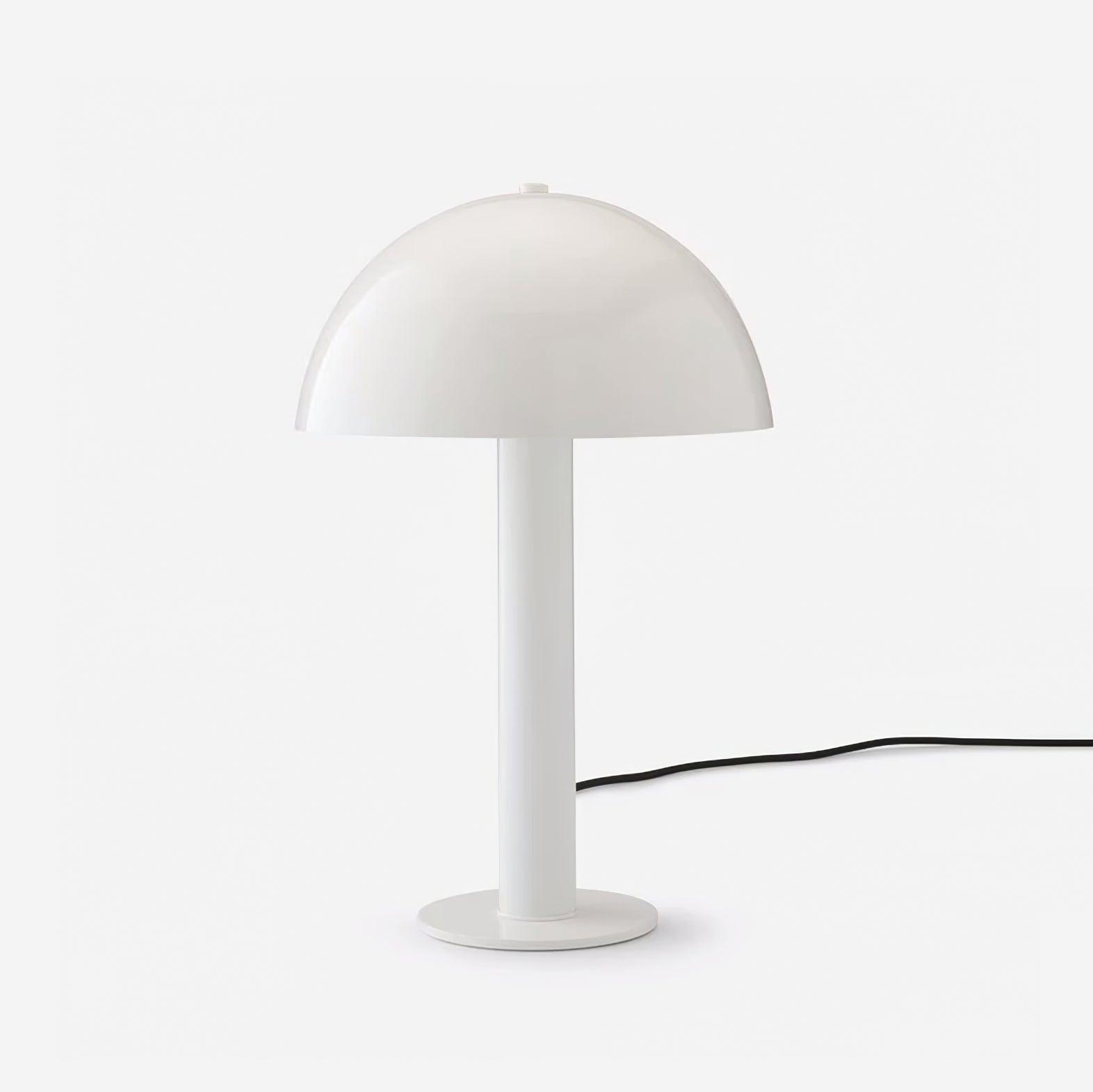 Elegante Tischlampe im Pilzdesign – Dimmbar, Metallkörper in Weiß, Blau und Kupfer, Ideal für Wohnzimmer und Schlafzimmer 10