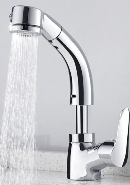 AquaVelo | Badezimmerarmatur – Verstellbarer Auszug mit modernem Bedienkomfort