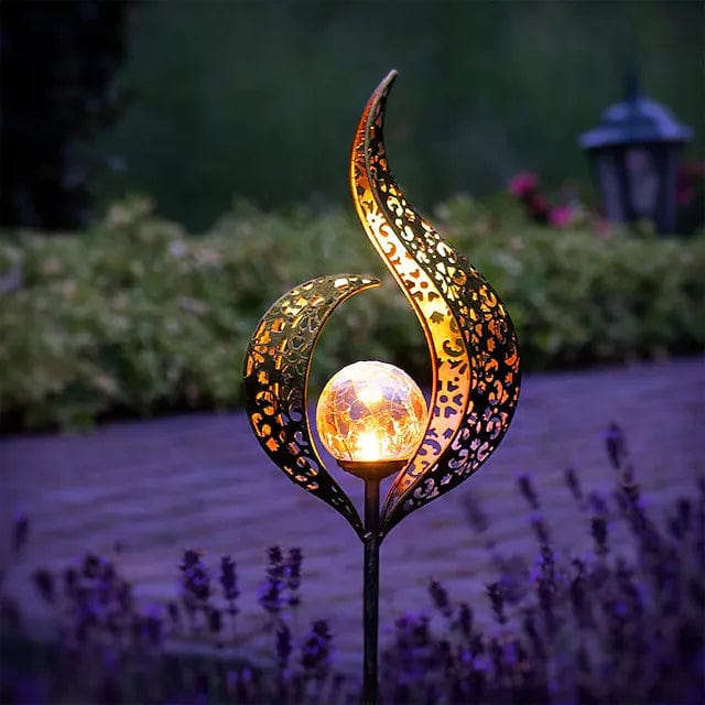 SolarVerve | Garten-Solarlampe – Warmes Flammen-LED-Design für Außenbereiche