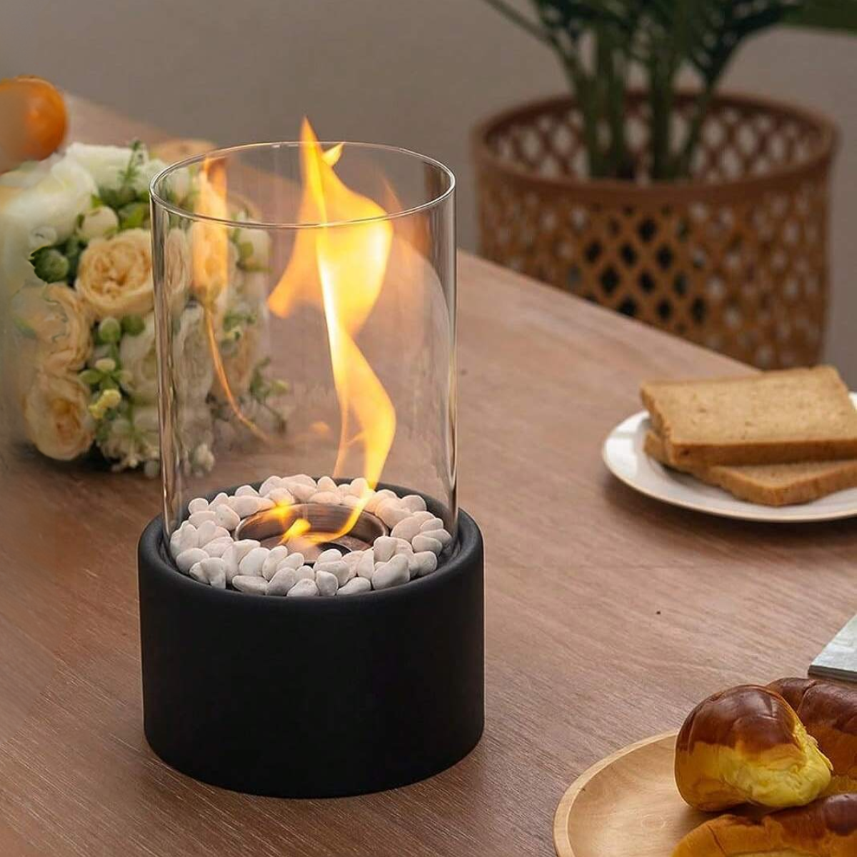 FlameAura | Tischkamin – Rauchfreies modernes Bioethanol-Design
