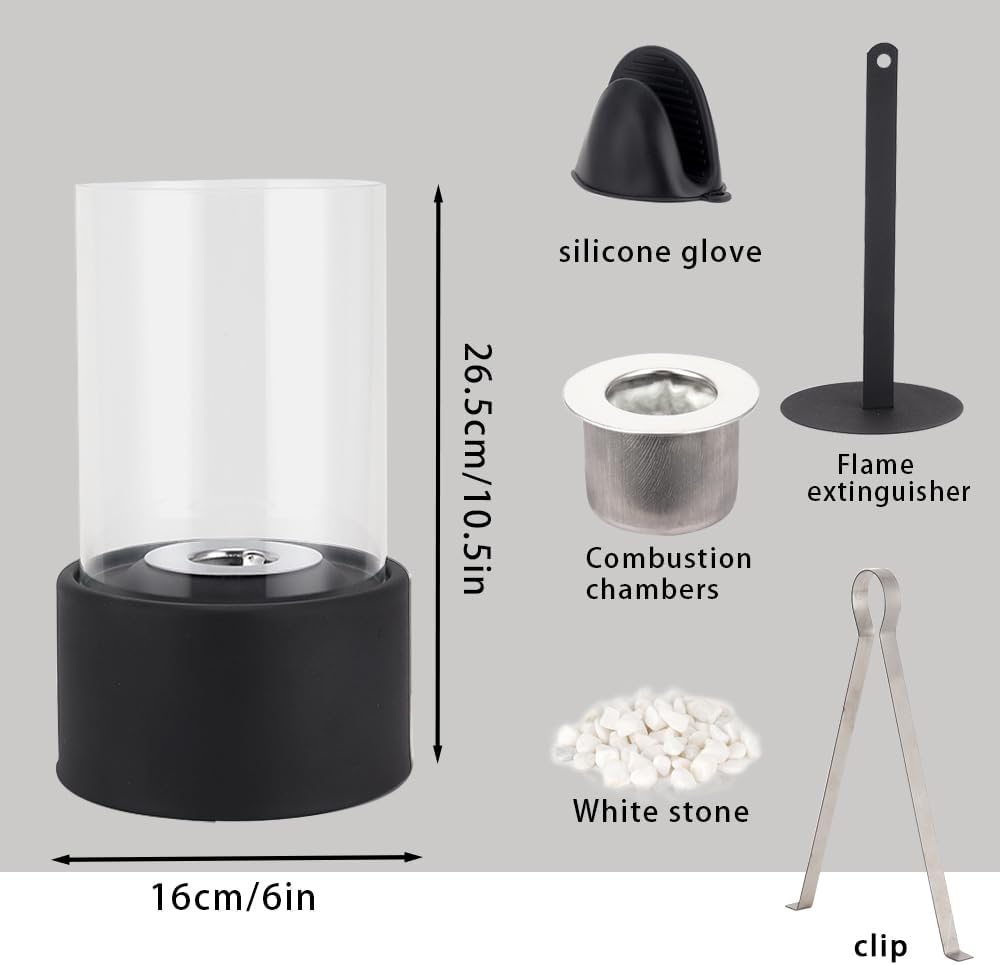 FlameAura | Tischkamin – Rauchfreies modernes Bioethanol-Design