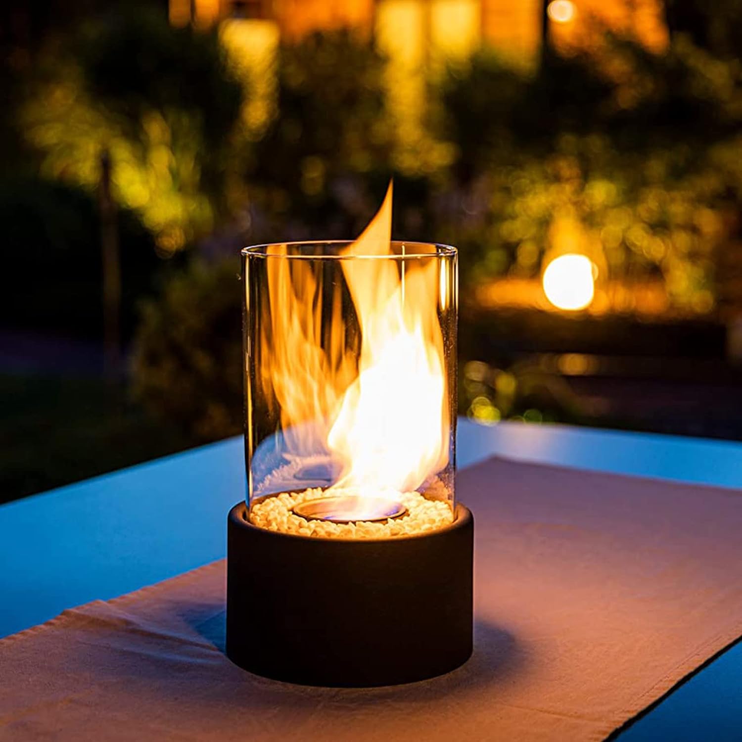 FlameAura | Tischkamin – Rauchfreies modernes Bioethanol-Design