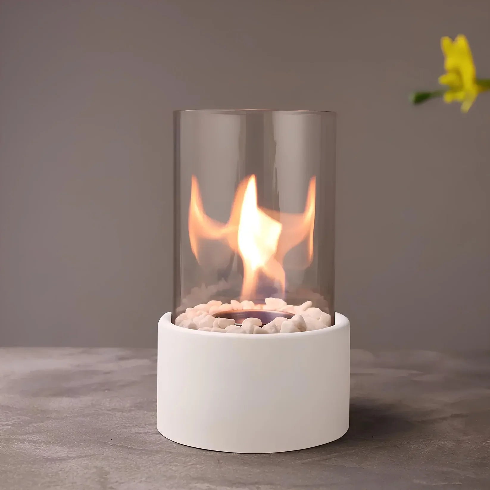 FlameAura | Tischkamin – Rauchfreies modernes Bioethanol-Design