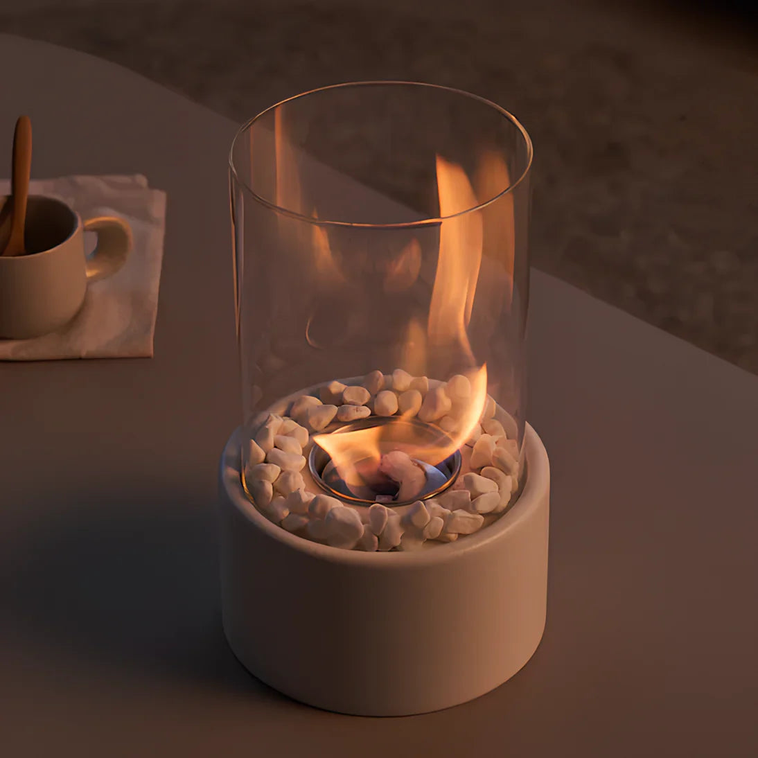 FlameAura | Tischkamin – Rauchfreies modernes Bioethanol-Design