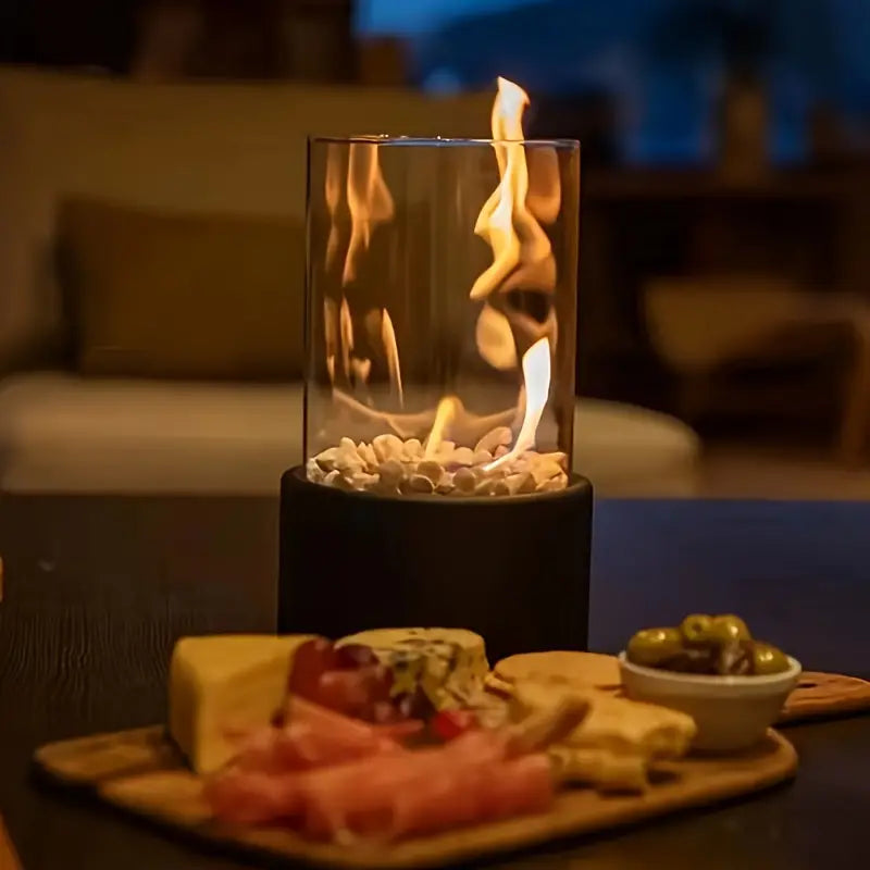 FlameAura | Tischkamin – Rauchfreies modernes Bioethanol-Design