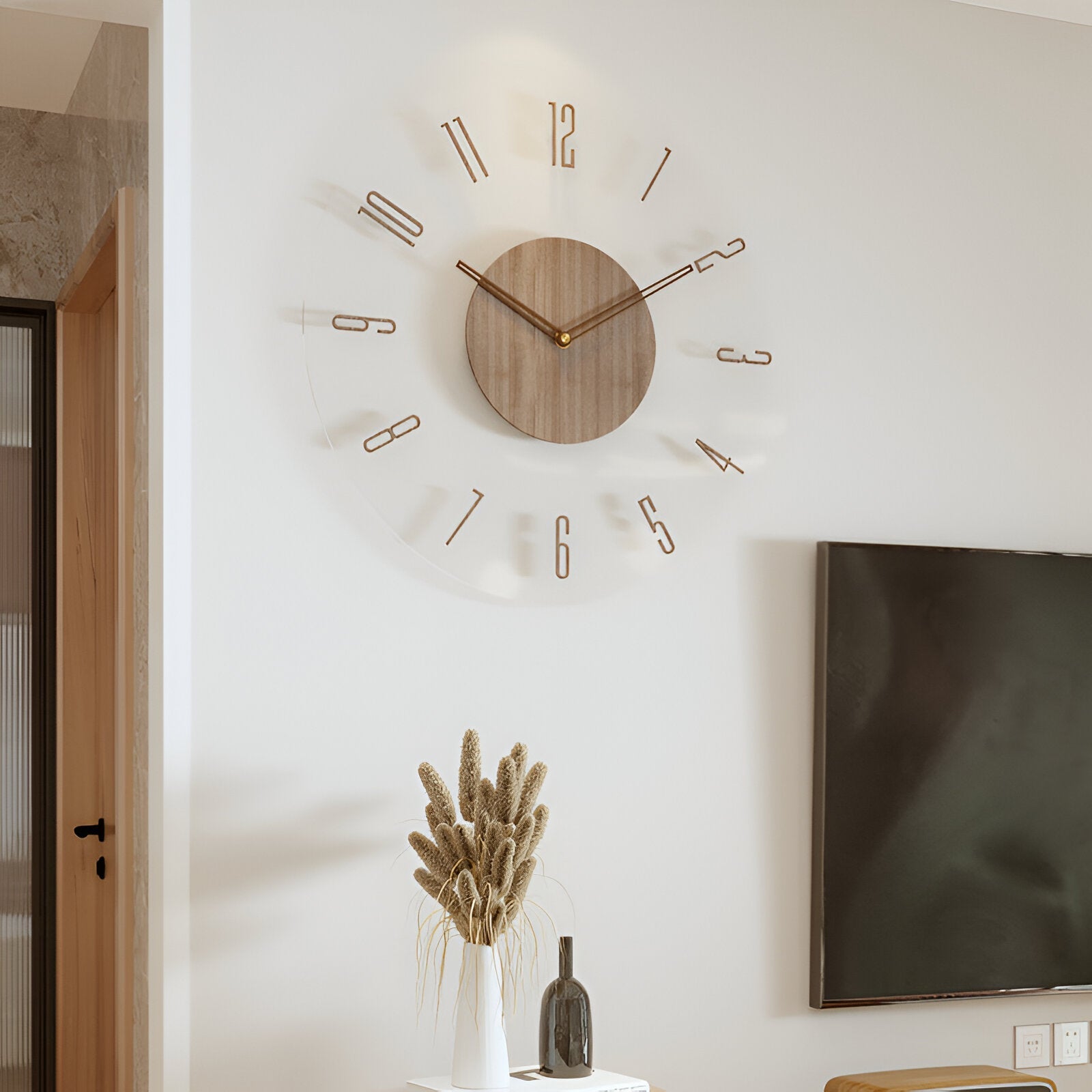 SoftTime | Wanduhr – sanfte Optik für minimalistische Wohnräume