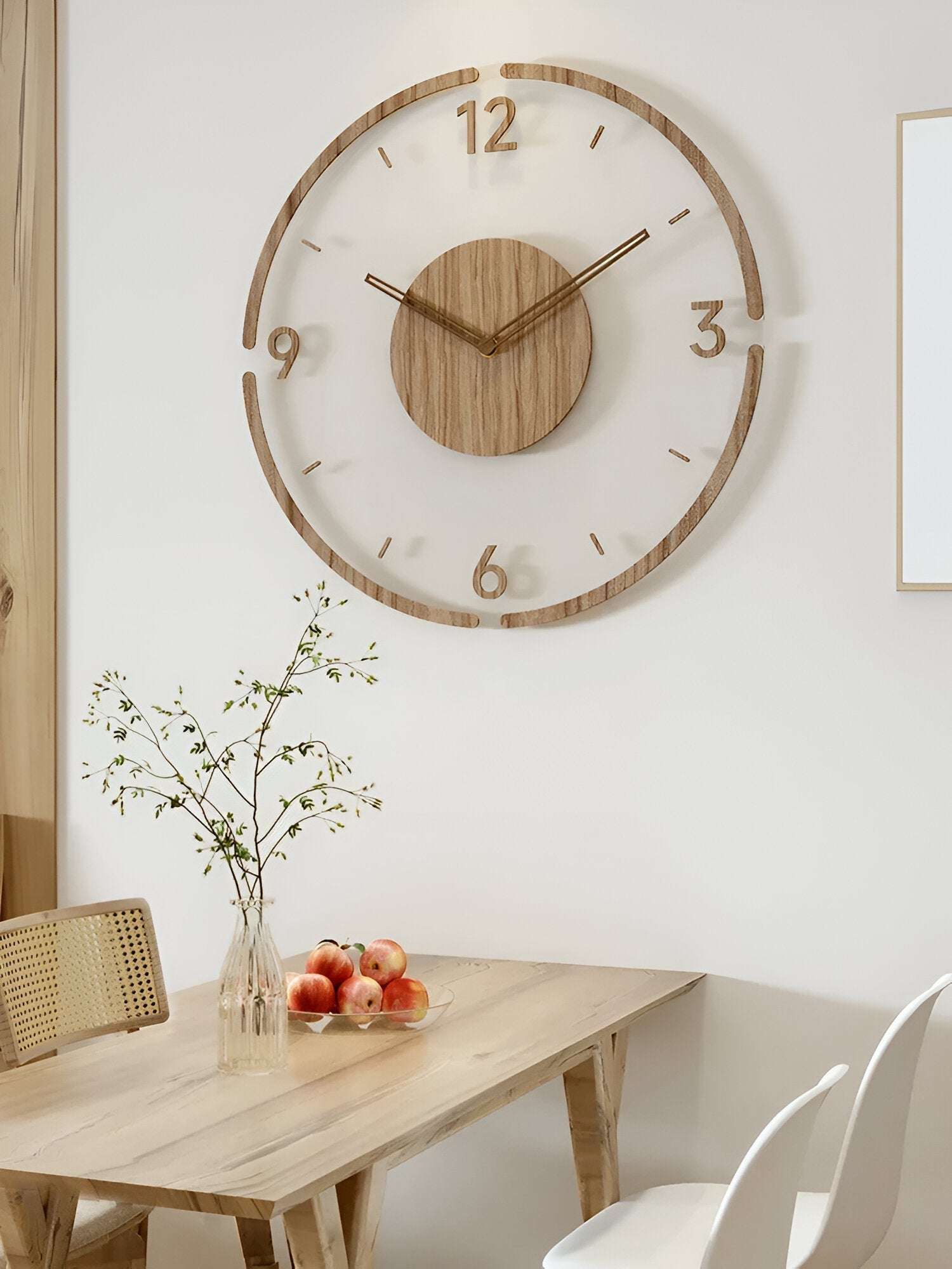 SoftTime | Wanduhr – sanfte Optik für minimalistische Wohnräume