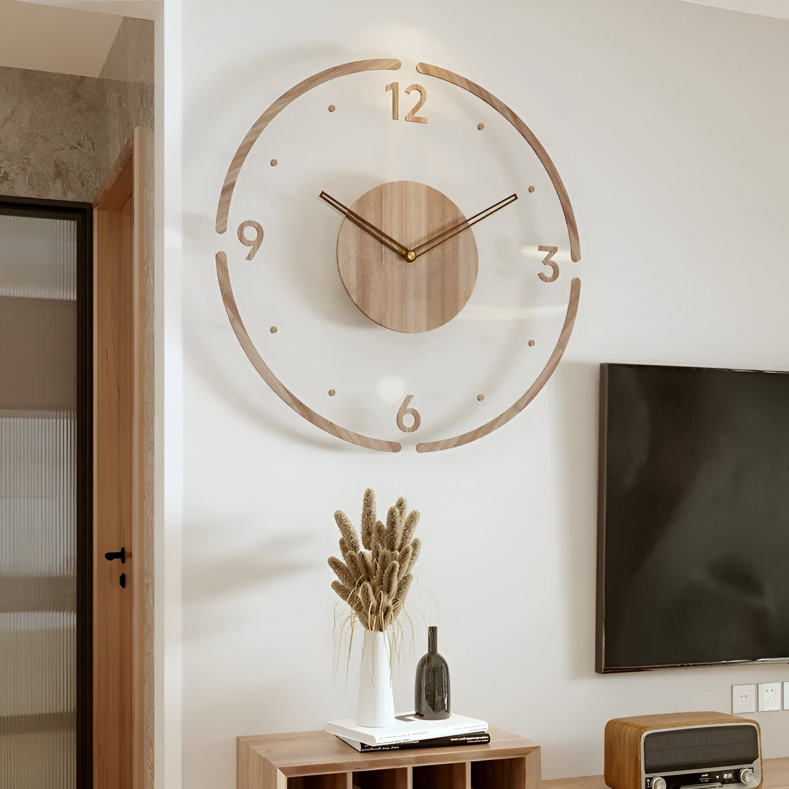 SoftTime | Wanduhr – sanfte Optik für minimalistische Wohnräume