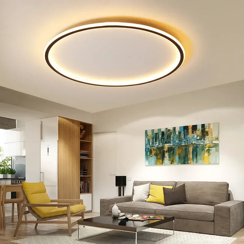 PureCircle | LED-Deckenleuchte – klare Lichtakzente für moderne Wohnbereiche