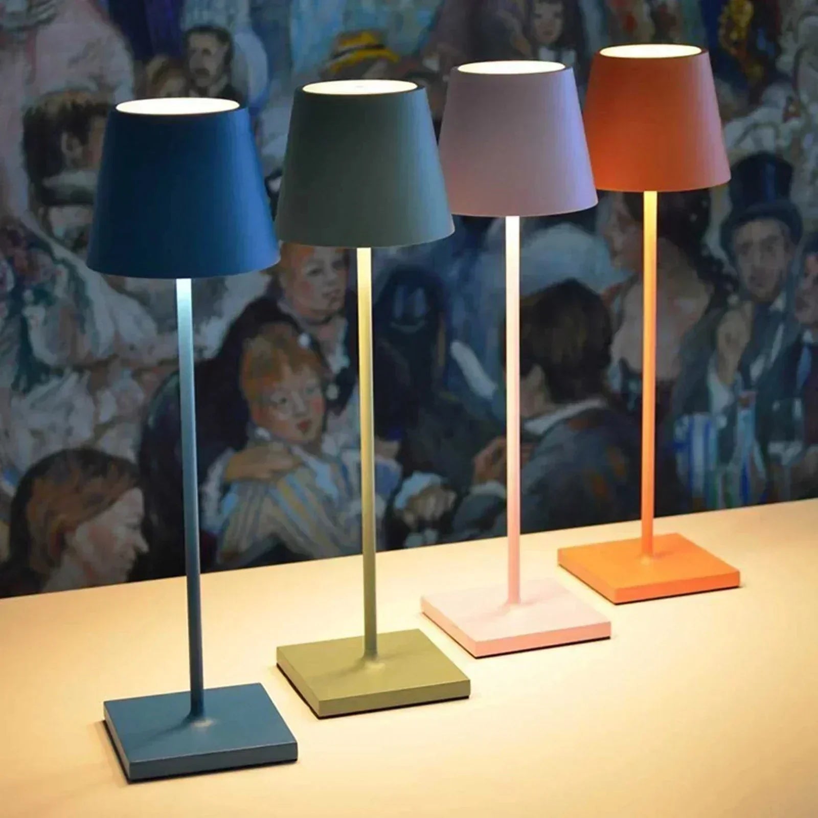 LumaVoy | Tischlampe – Tragbare Warme LED-Beleuchtung