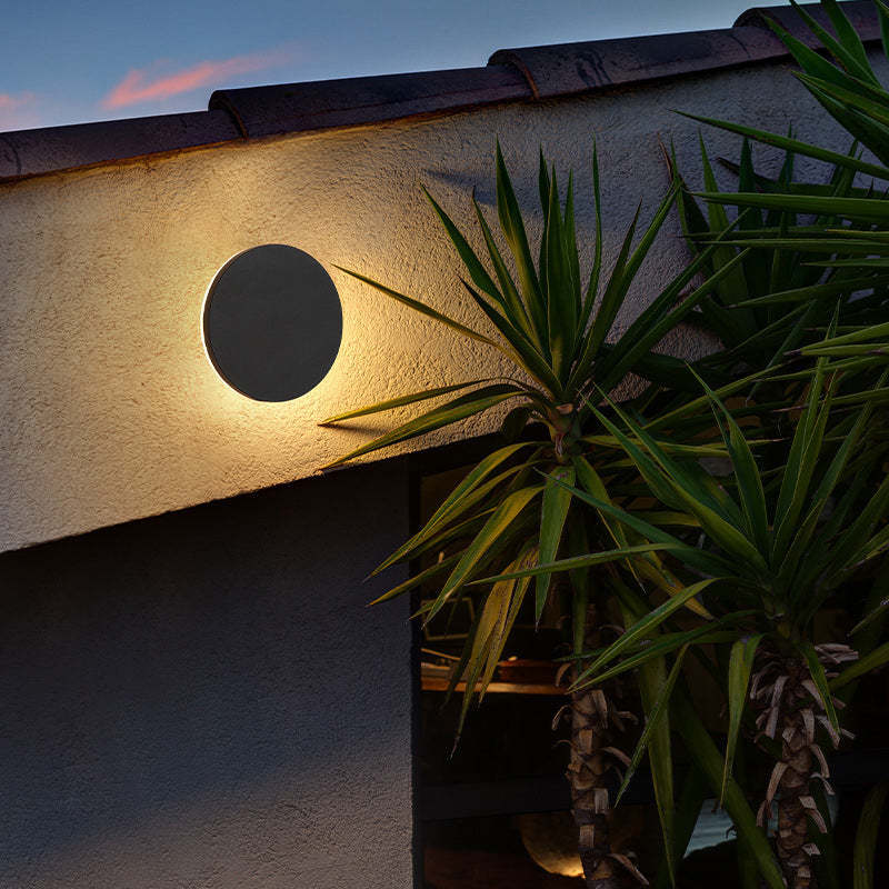Minimalistische LED-Außenlampe IP65 Wetterfest – Runde und Rechteckige Aussenleuchten für Terrasse und Eingangsbereich 4