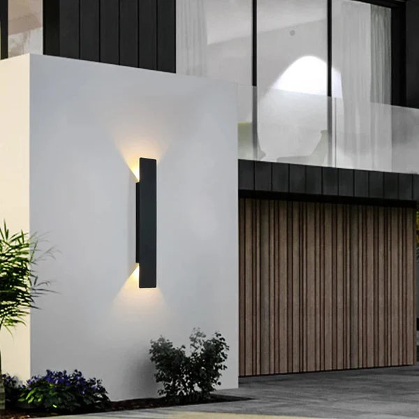 Moderne Außenwandleuchte mit IP65 Schutz – Energieeffiziente LED-Beleuchtung für Garten und Terrasse, Wetterfest, Einfache Installation 4