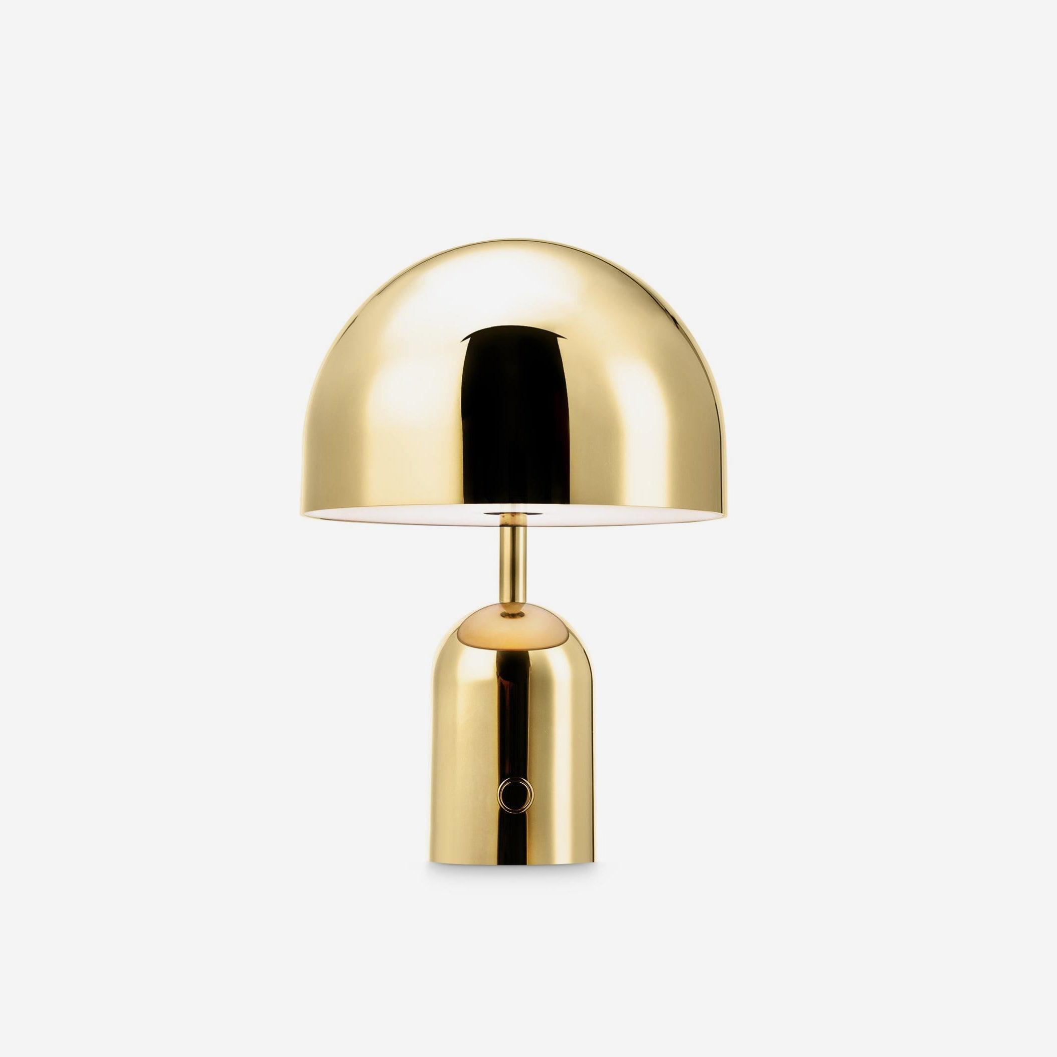 Moderne LED Tischlampe mit USB-Anschluss – Tragbare Tischleuchte in Gold, Drei-Farben-Wechsellicht, Elegantes Design 1