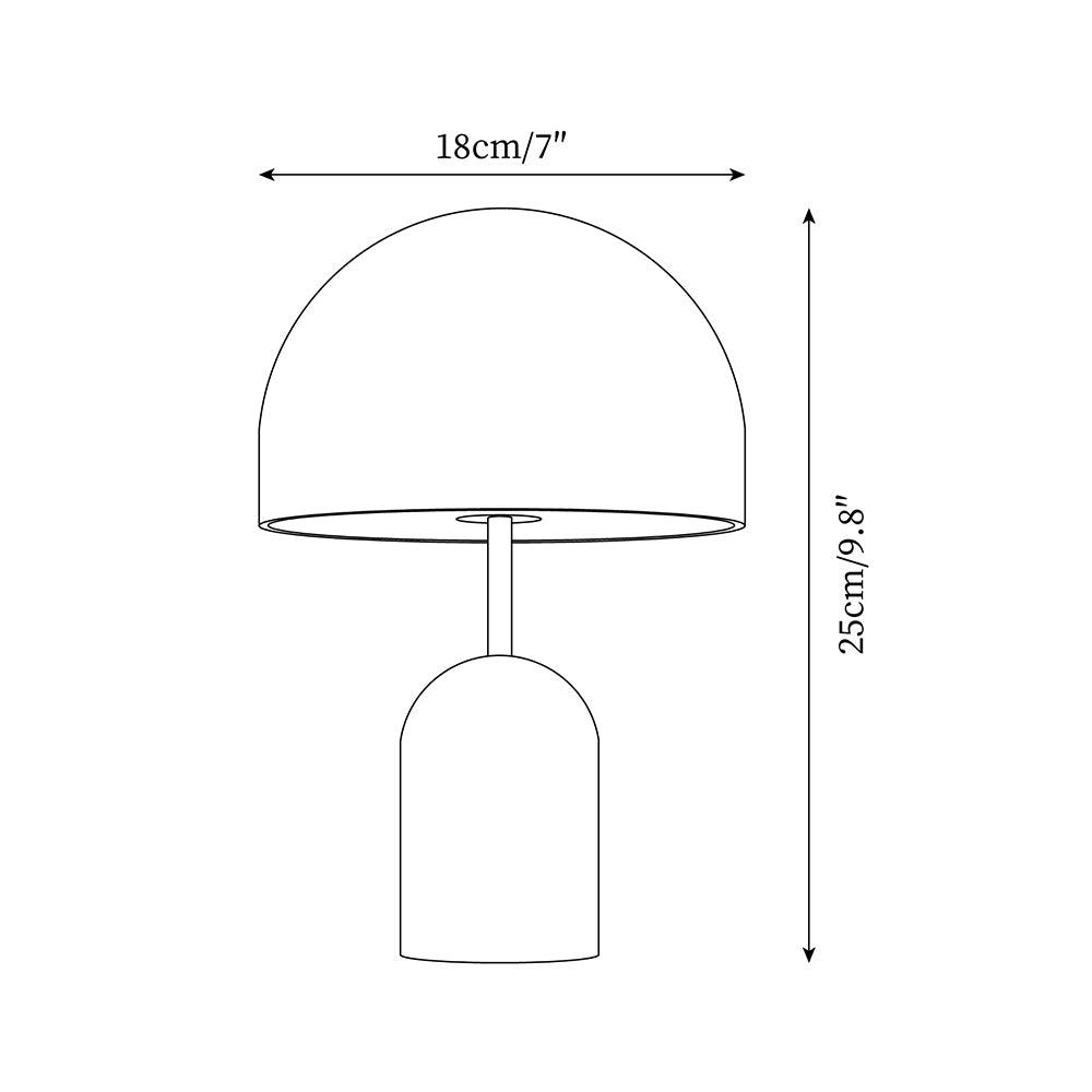 Moderne LED Tischlampe mit USB-Anschluss – Tragbare Tischleuchte in Gold, Drei-Farben-Wechsellicht, Elegantes Design 5