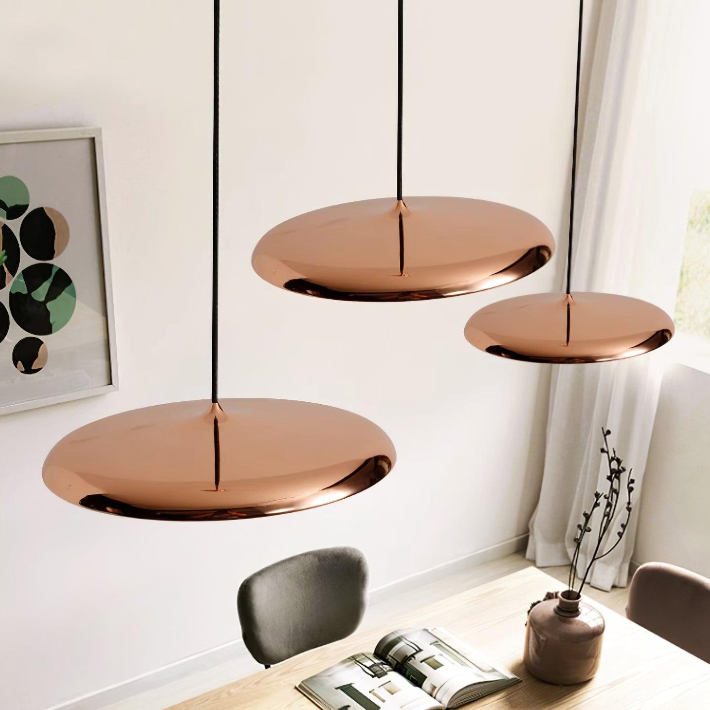 Moderne Macaron Pendelleuchte mit Einstellbarem LED-Licht für Esstisch – Hängelampe in mehreren Farben verfügbar 3