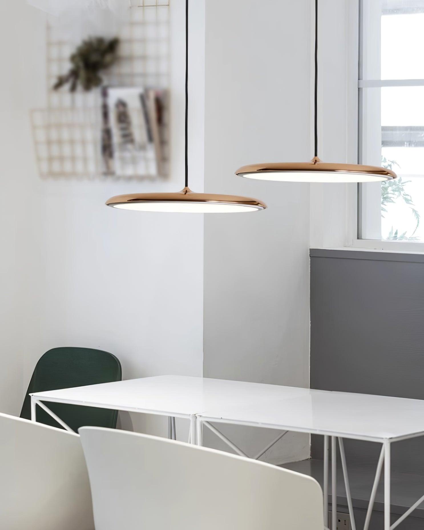 Moderne Macaron Pendelleuchte mit Einstellbarem LED-Licht für Esstisch – Hängelampe in mehreren Farben verfügbar 6