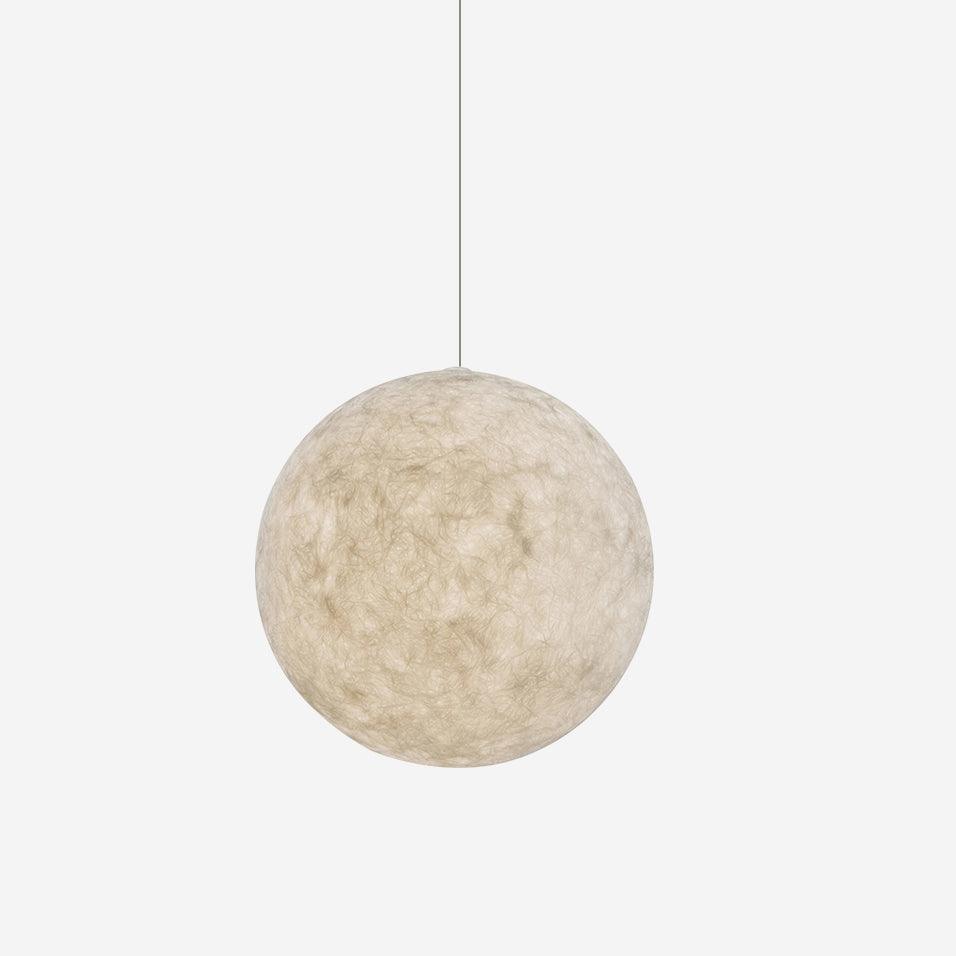 Mond Pendelleuchte Hängelampe für Esstisch – Realistisches Vollmond-Design in Verschiedenen Größen, E26/E27, Hardwired Installation 0