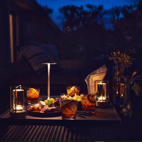 GlowPort | Tischlampe – Kabelloses LED-Licht mit Touchsteuerung