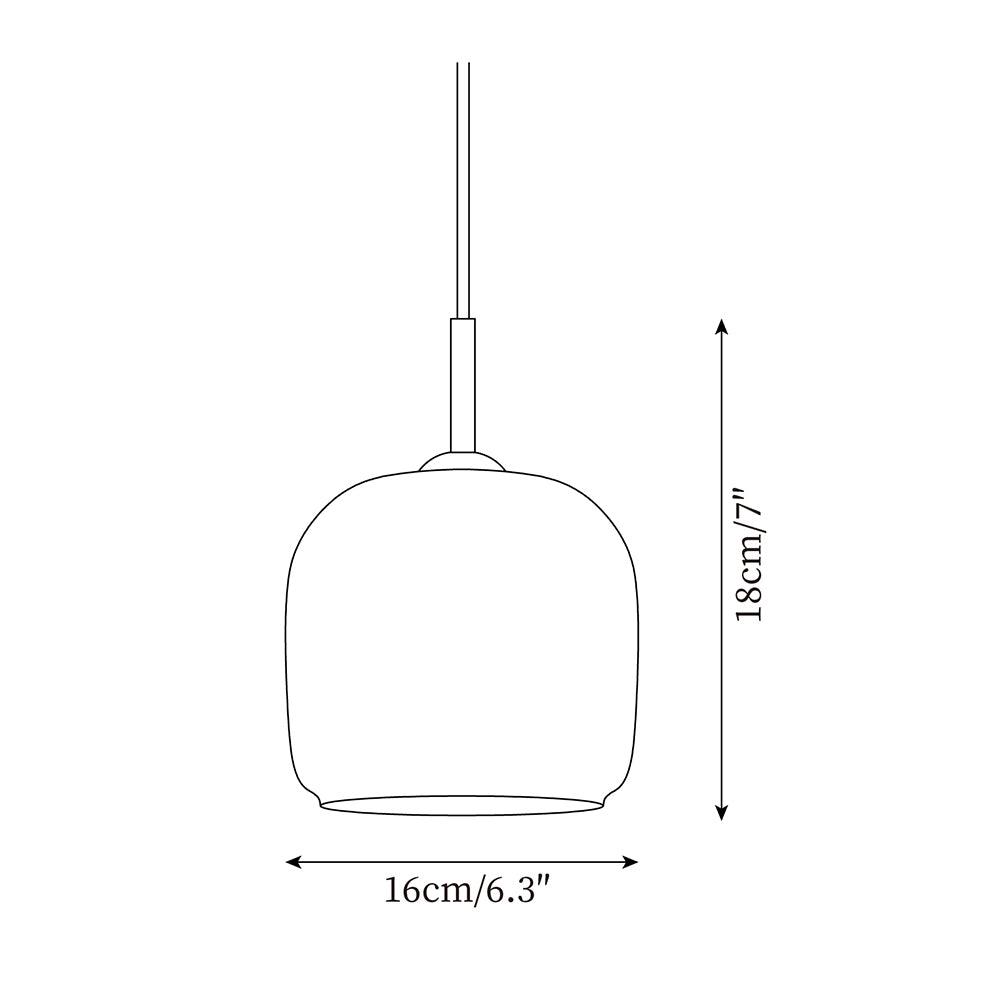 Pendelleuchte aus Schwarz Glas mit Integriertem LED für Esstisch – Moderne Hängelampe in Minimalistischem Design 5