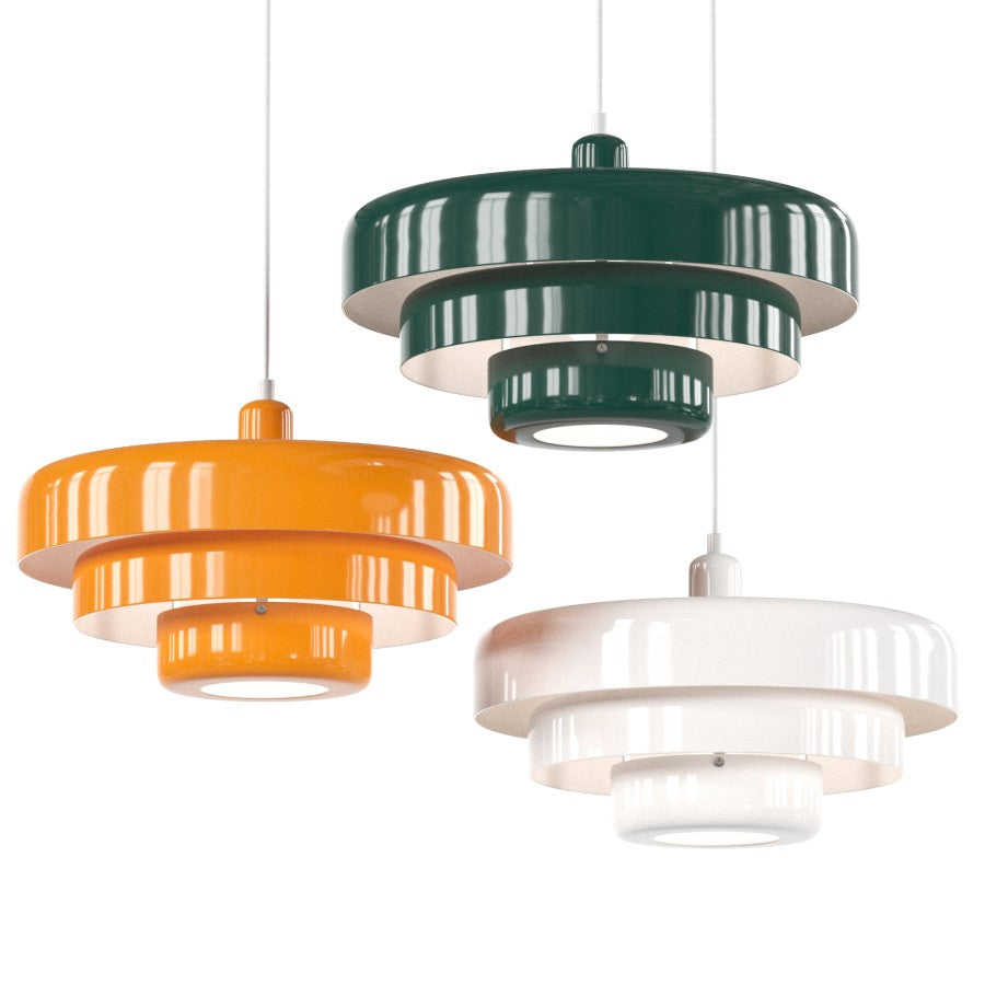 CrystalLoom | Hängeleuchte – Nordisches warmes Glasdesign