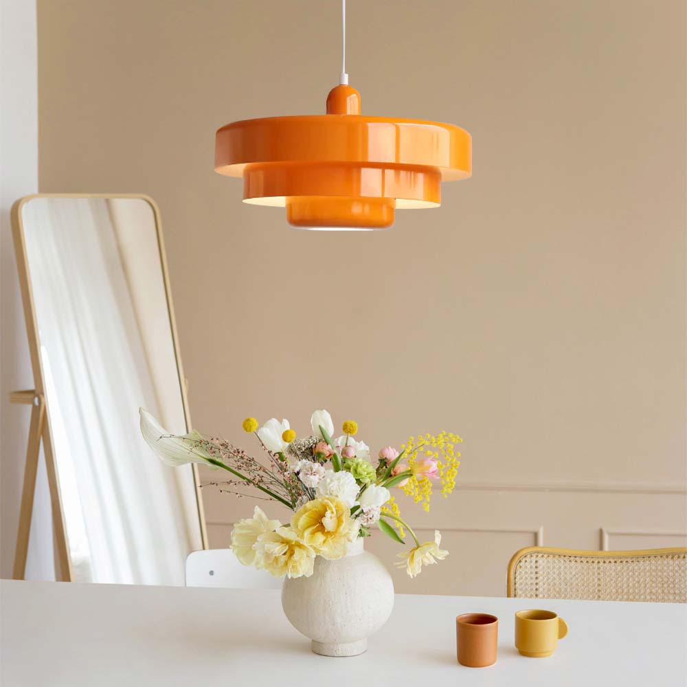 CrystalLoom | Hängeleuchte – Nordisches warmes Glasdesign