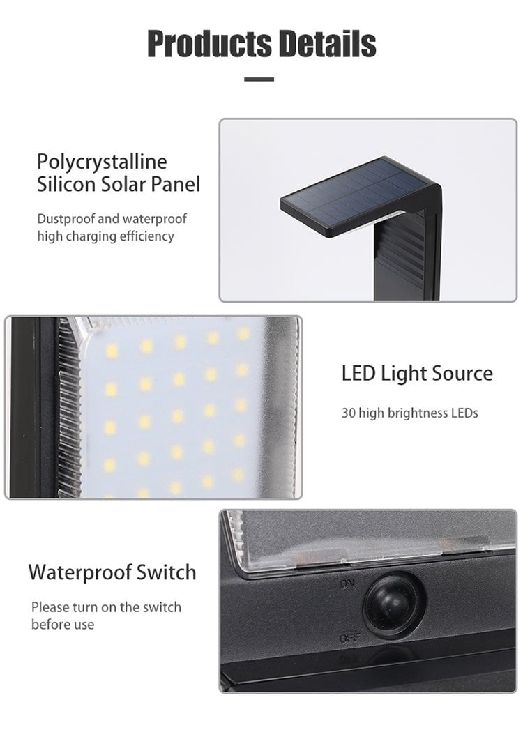 Solar Gartenlampe mit LED – Umweltfreundliche Außenbeleuchtung in Warmweiß, Einfache Installation, IP64 Schutz, 41cm hoch 8