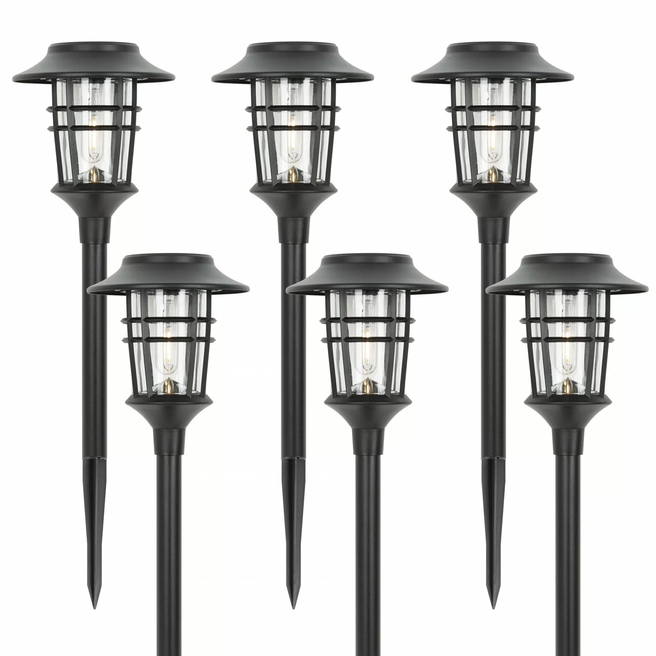 Solarleuchten Garten – Wasserdichtes LED-Licht für Terrasse und Außenbereich, Modernes Design, Automatischer Betrieb, IP65 Schutz 1