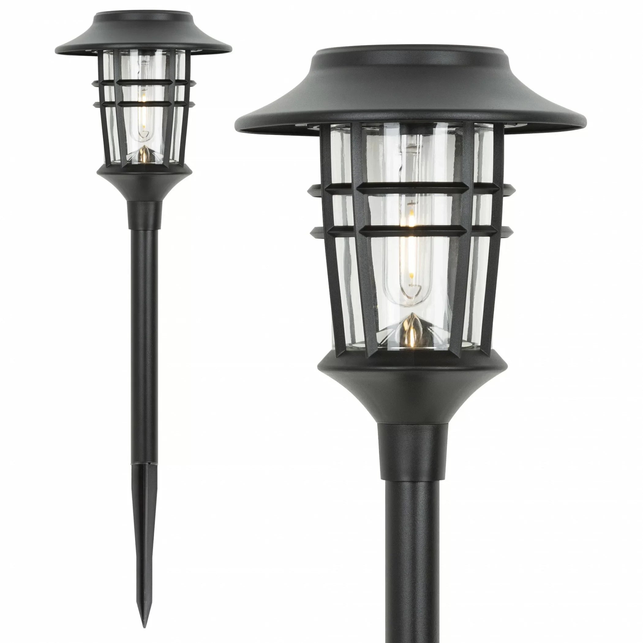 Solarleuchten Garten – Wasserdichtes LED-Licht für Terrasse und Außenbereich, Modernes Design, Automatischer Betrieb, IP65 Schutz 3