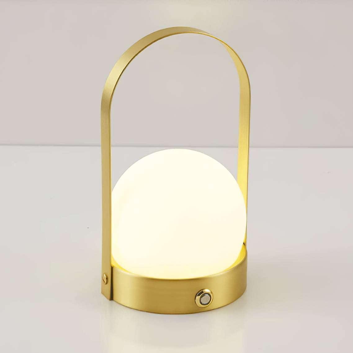 Tragbare Tischlampe mit Warmweißem Licht und Touch-Control – Elegante LED Tischleuchte für Innenräume mit Praktischem Griff 0