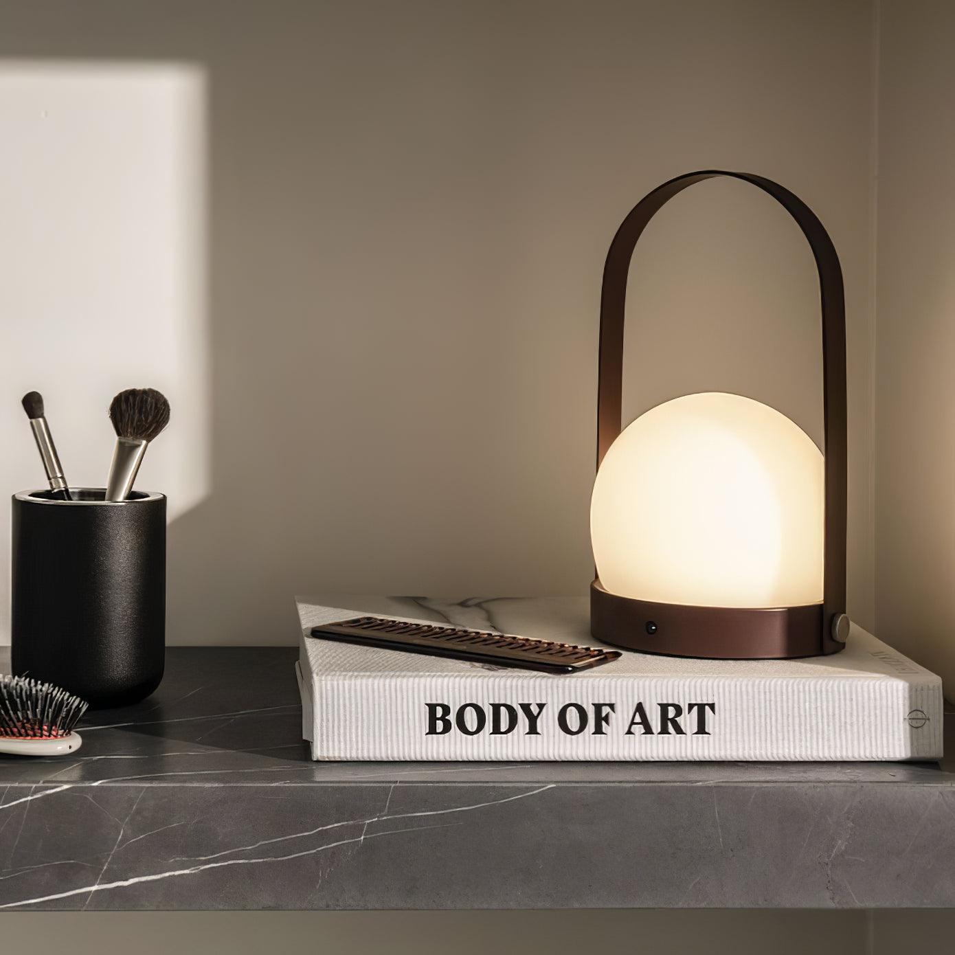 Tragbare Tischlampe mit Warmweißem Licht und Touch-Control – Elegante LED Tischleuchte für Innenräume mit Praktischem Griff 6