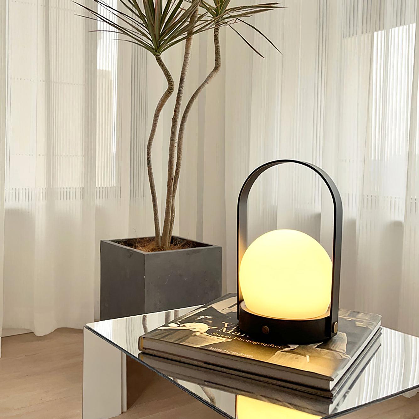 Tragbare Tischlampe mit Warmweißem Licht und Touch-Control – Elegante LED Tischleuchte für Innenräume mit Praktischem Griff 7