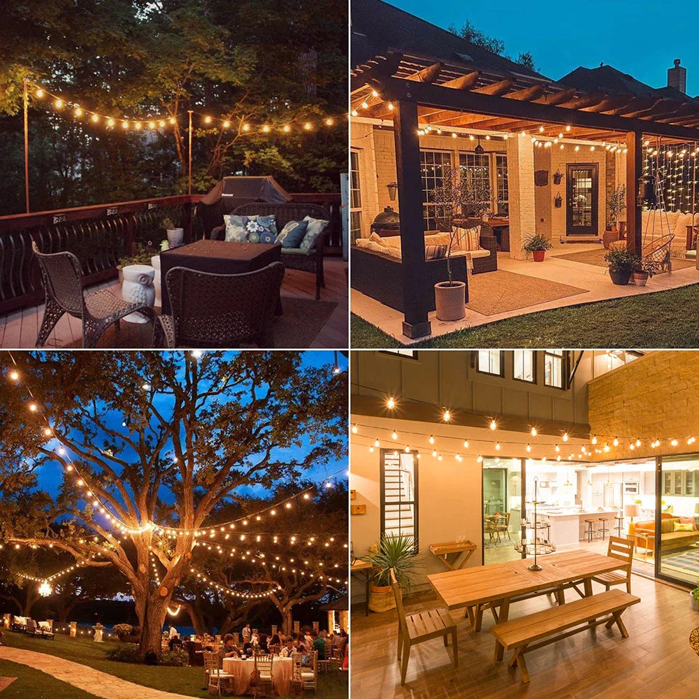 GlowTrail | LED-Lichterkette – Warmes Licht & wetterfestes Design