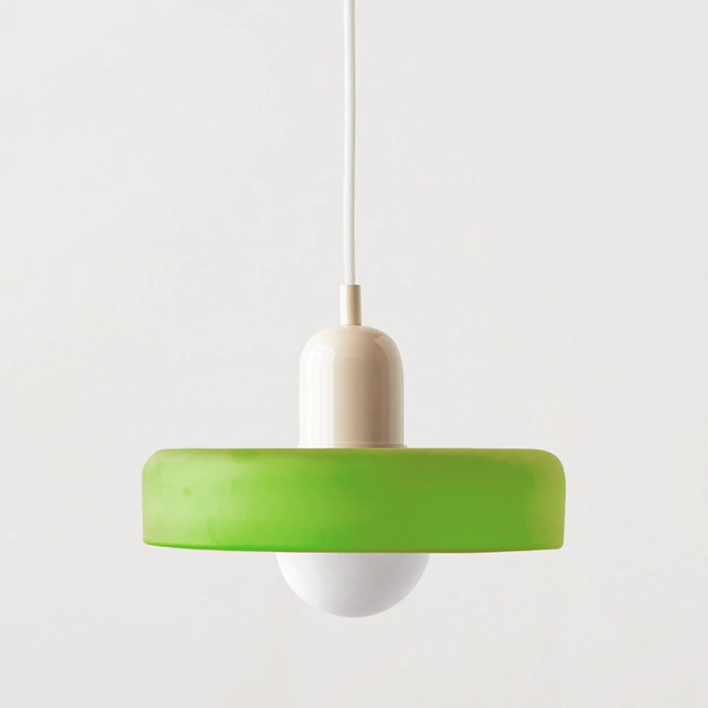 Vitréna Bauhaus Pendelleuchte für Esszimmer – Künstlerisches Design mit Harmonischer Lichtdiffusion, Ø 25cm, Verstellbare Aufhängung 10