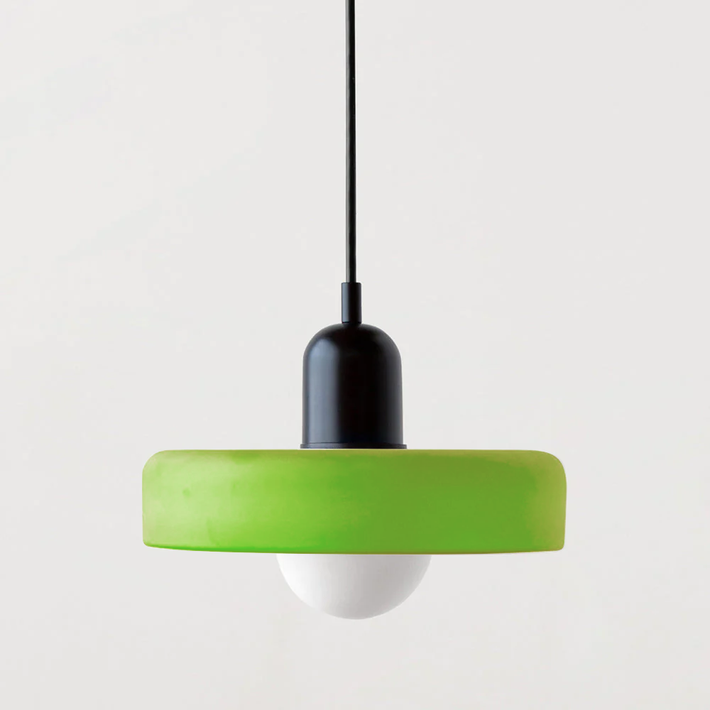 Vitréna Bauhaus Pendelleuchte für Esszimmer – Künstlerisches Design mit Harmonischer Lichtdiffusion, Ø 25cm, Verstellbare Aufhängung 9