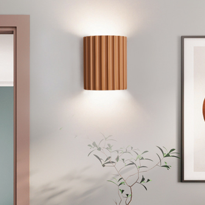 Wandlampe Wellen-Design – Elegante Wandleuchte für Wohnzimmer, Schlafzimmer und Büros, Moderne Beleuchtung, D14.8cm x H16.5cm 1