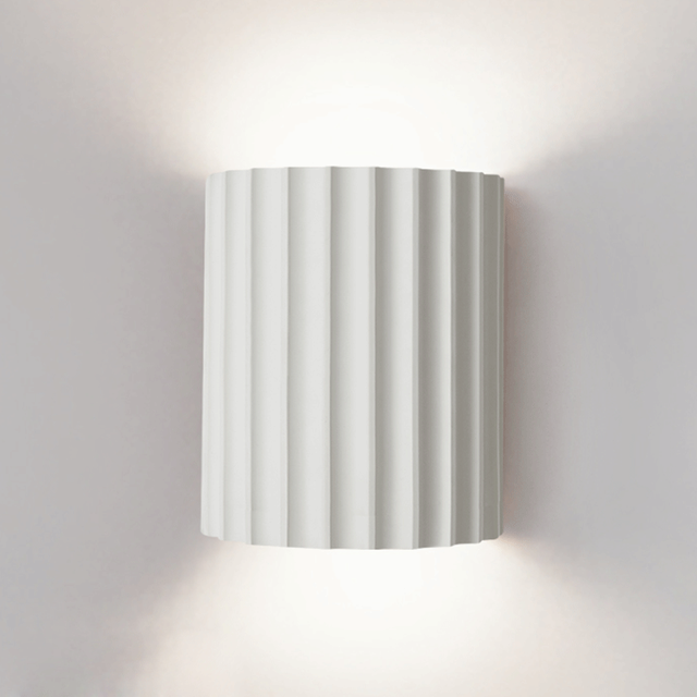 Wandlampe Wellen-Design – Elegante Wandleuchte für Wohnzimmer, Schlafzimmer und Büros, Moderne Beleuchtung, D14.8cm x H16.5cm 11