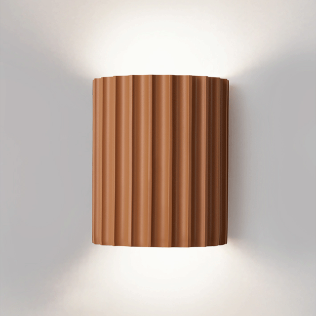 Wandlampe Wellen-Design – Elegante Wandleuchte für Wohnzimmer, Schlafzimmer und Büros, Moderne Beleuchtung, D14.8cm x H16.5cm 8