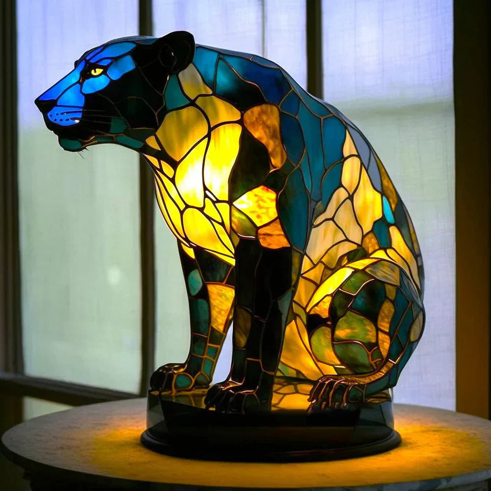 BrightVista | Deko-Lampe – farbenfrohe Tiermotive für stilvolle Wohnräume