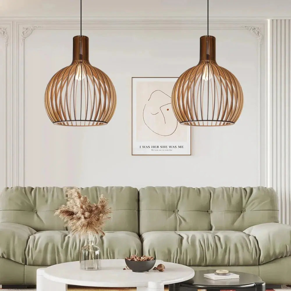 WeaveLoom | Deckenlampe – Harmonisches Geflochtenes Raumlicht