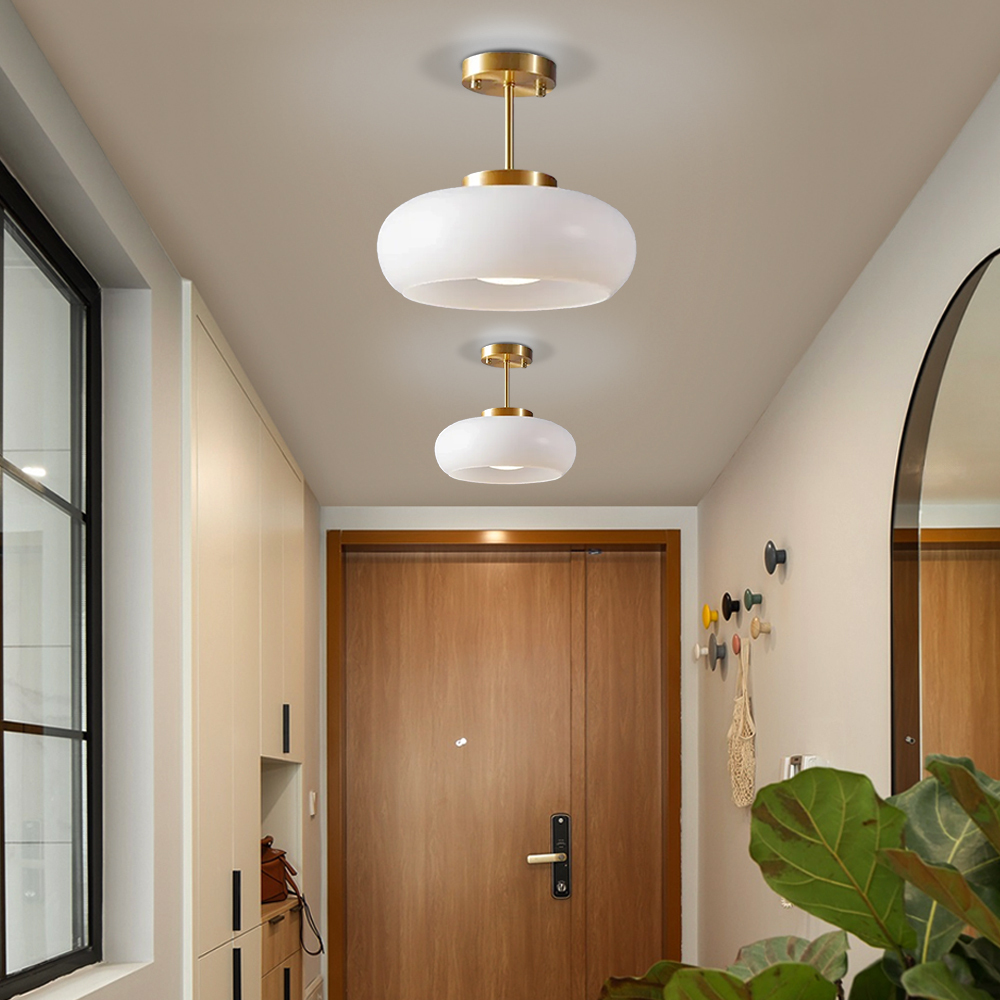 VeluLume | Deckenlampe – Sanftes Bernsteinfarbenes Lichtambiente