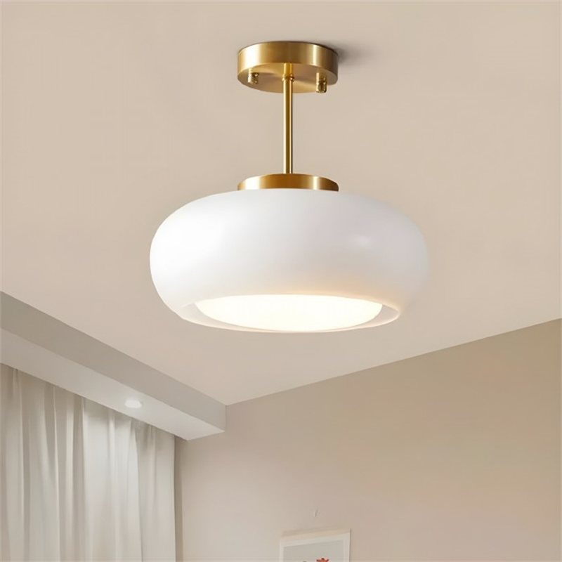 VeluLume | Deckenlampe – Sanftes Bernsteinfarbenes Lichtambiente